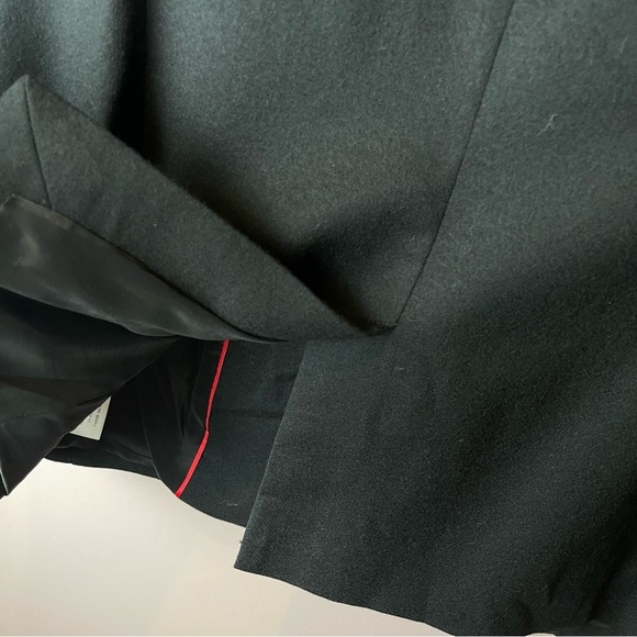 Talbots Black Italy Virgin Wool Blazer Jacket 14 - Picture 6 of 10